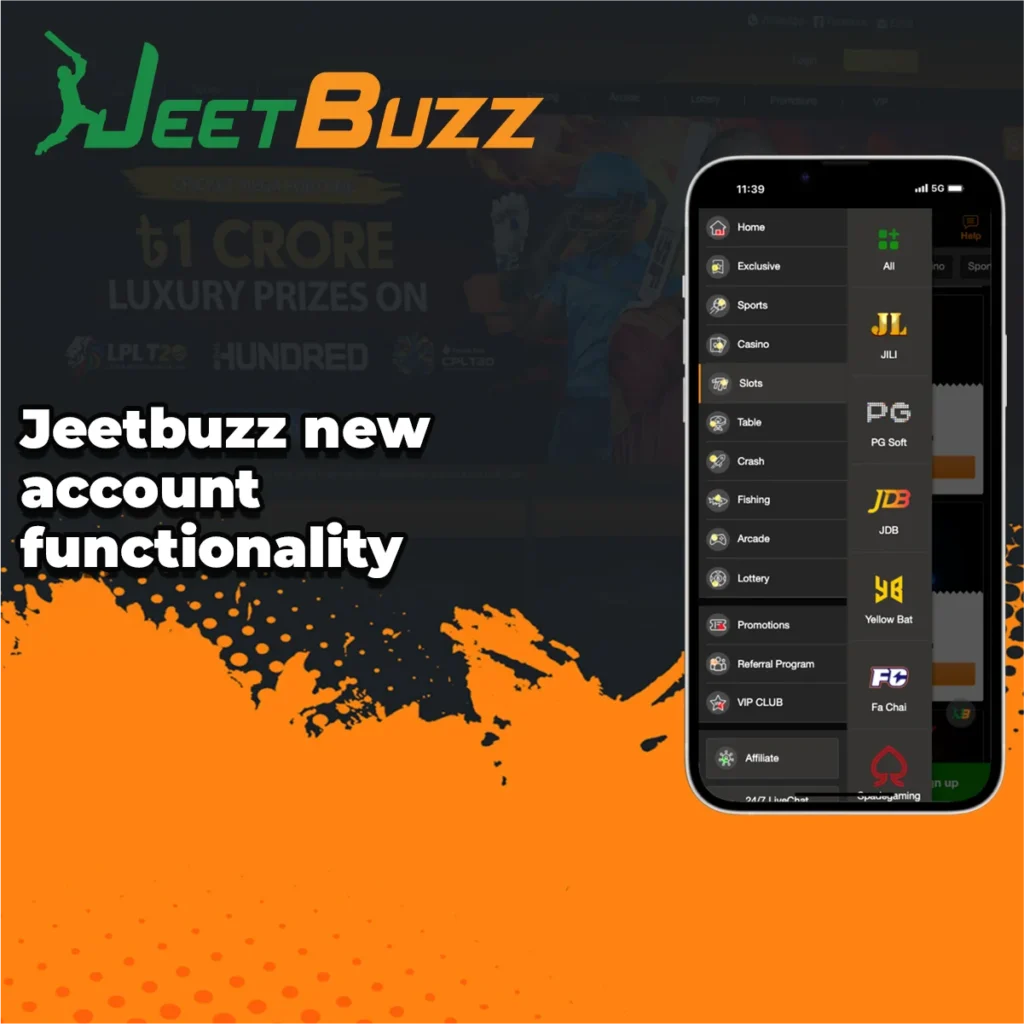 New account functionality